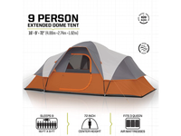Thumbnail for Waterproof Camping tent, Family Tent