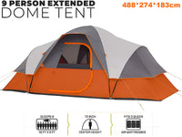 Thumbnail for Waterproof Camping tent, Family Tent