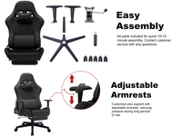 Thumbnail for DKRA Gaming Chair Adjustable Rotating Task Chair
