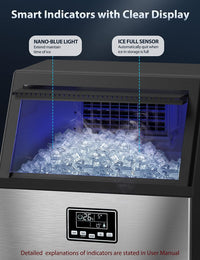 Thumbnail for 60kg Commercial Ice Cube Maker