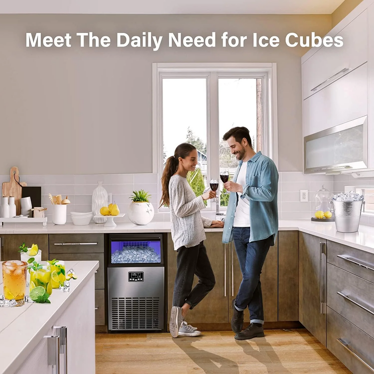 Home Commercial Bullet Ice Cube Maker