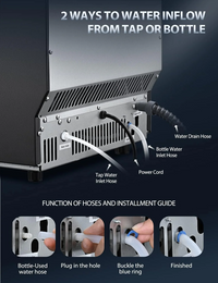 Thumbnail for Home Commercial Bullet Ice Cube Maker