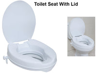 Thumbnail for Raised Toilet Seat With Lid