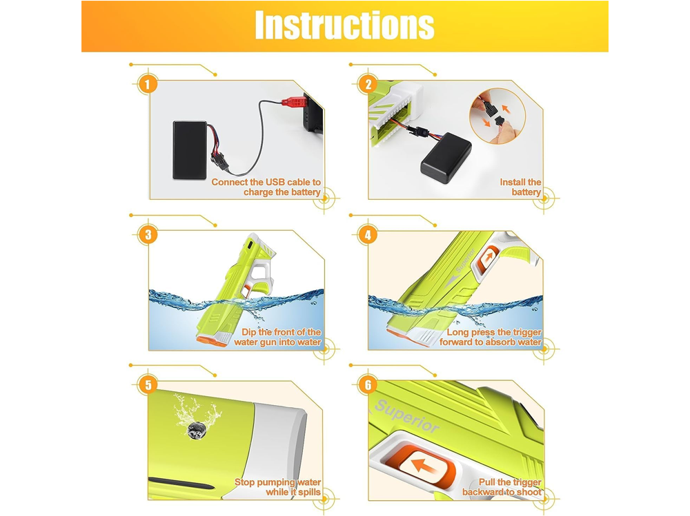 Kids Automatic Electric Water Gun