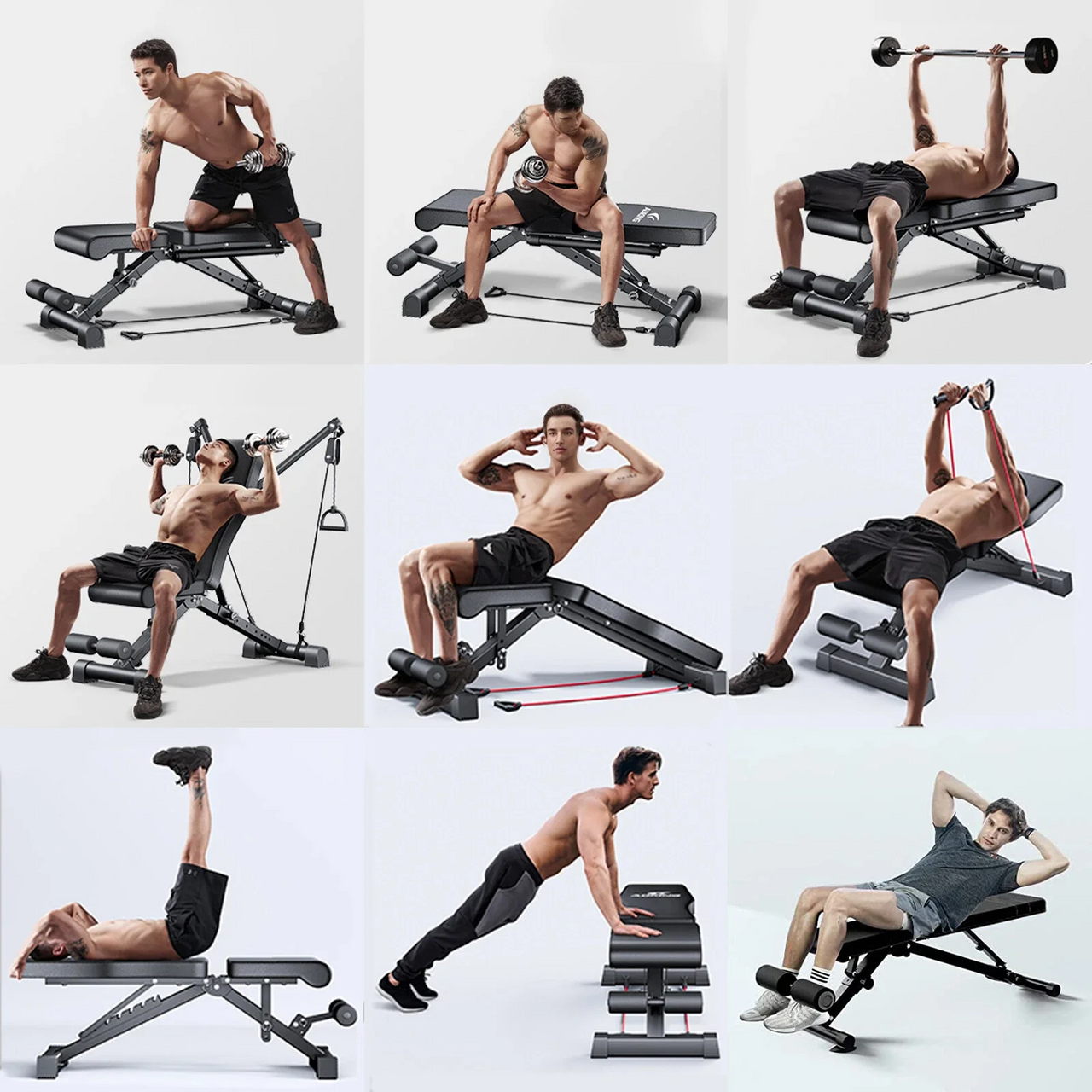 Multi-Functional Adjustable Weight Bench