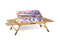 Thumbnail for Adjustable tilt Jigsaw Puzzle Board 1500 pcs side angle