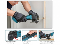 Thumbnail for Cordless Oscillating Multi tool Fits Makita 18V Battery