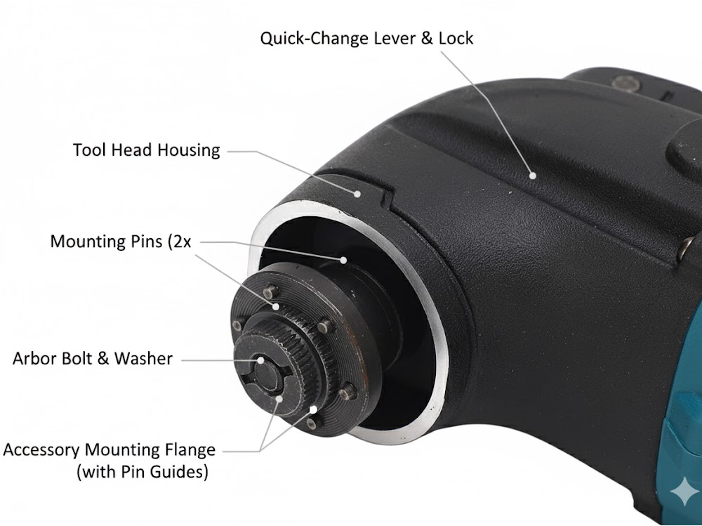 Cordless Oscillating Multi tool Fits Makita 18V Battery