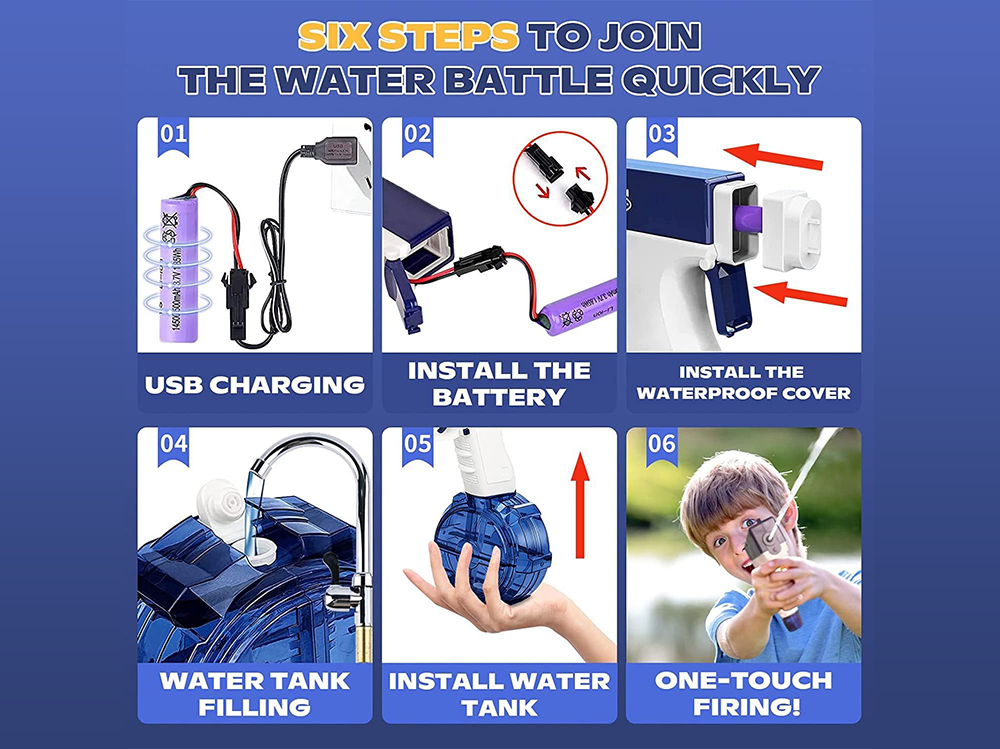 Electric Water Gun Automatic Blaster