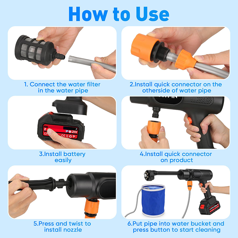 Rechargeable High Pressure Washer Toy