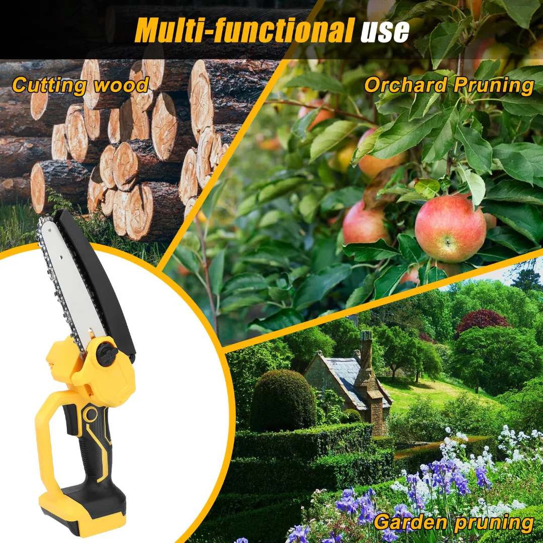 Mini Chainsaw Cordless Power ChainSaws 6"