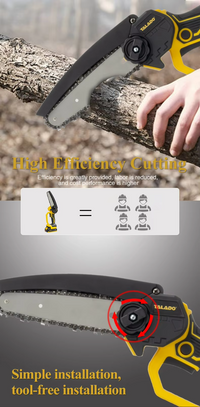Thumbnail for Mini Chainsaw Cordless Power ChainSaws 6