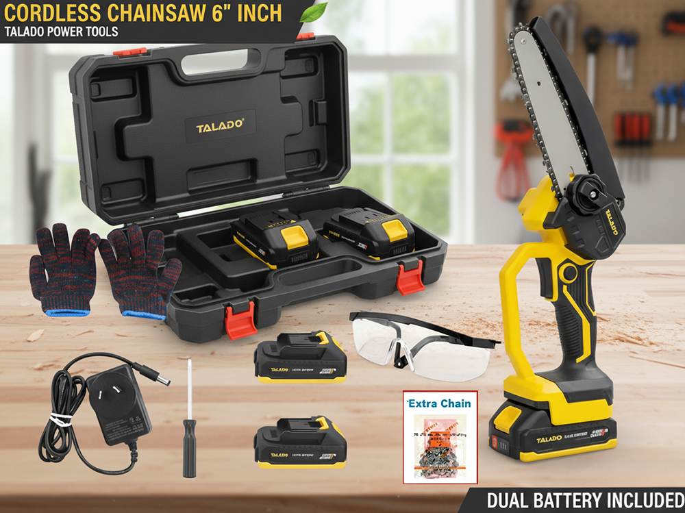 Mini Chainsaw Cordless Power ChainSaws 6"