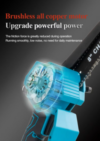 Thumbnail for Mini Chainsaw Cordless Power ChainSaws 8