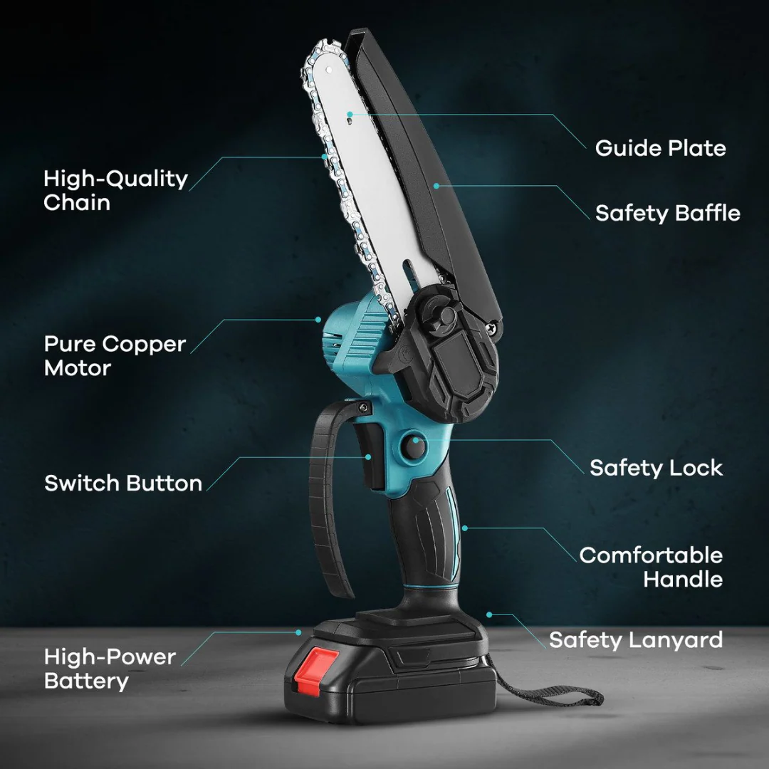 Mini Chain saw Cordless Power Chain Saws 4"