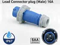 Thumbnail for Caravan Lead connector plug (Male) 16A- IP67
