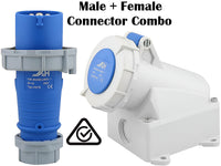 Thumbnail for IP67 Caravan Lead Connector Plug (Male) and Caravan Surface Sockets (Female) 16A
