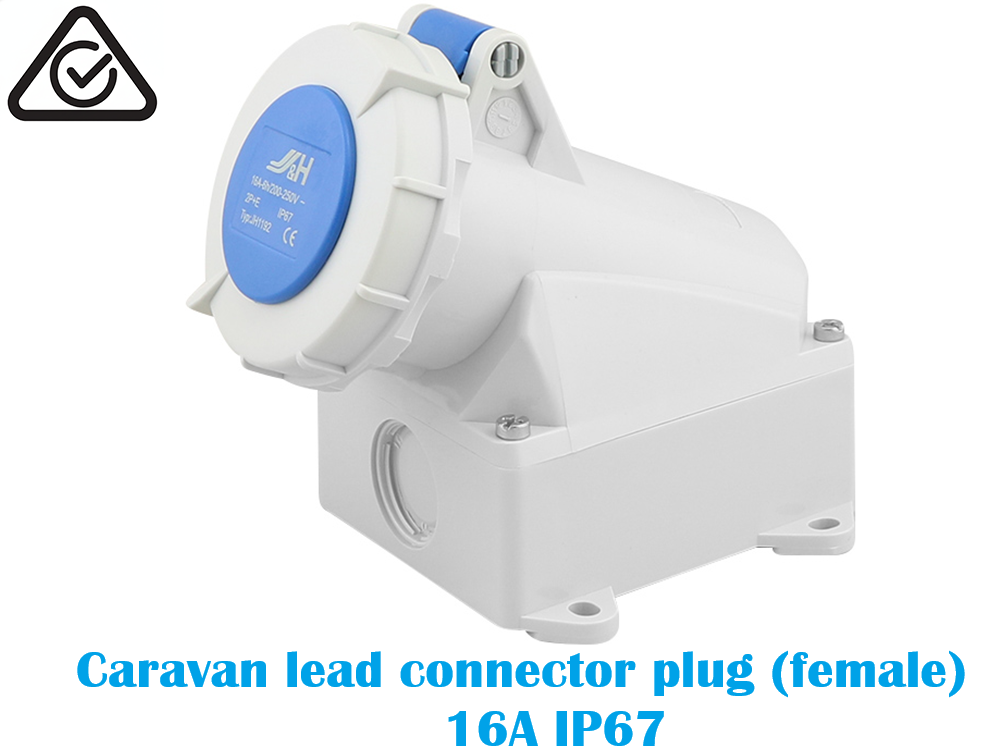 Connector pins inside female caravan socket