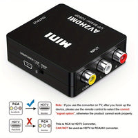 Thumbnail for AV to HDMI Converter - RCA to HDMI Adapter