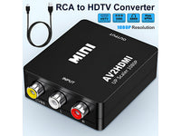 Thumbnail for Close-up of HDMI output port on AV to HDMI converter