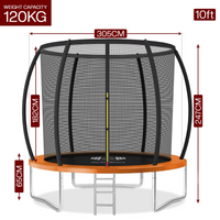 Thumbnail for 10FT Trampoline Kids Outdoor Trampolines
