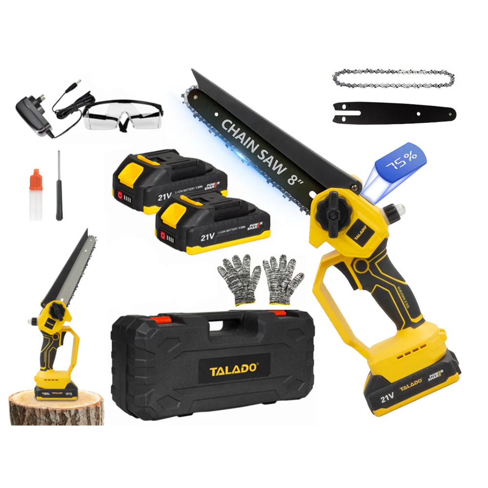 Mini Chainsaw Cordless Power Chainsaws 8"
