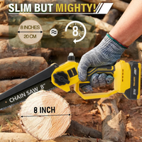 Thumbnail for Mini Chainsaw Cordless Power Chainsaws 8