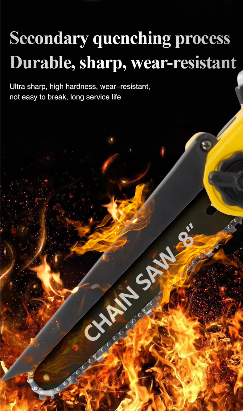 Mini Chainsaw Cordless Power Chainsaws 8"