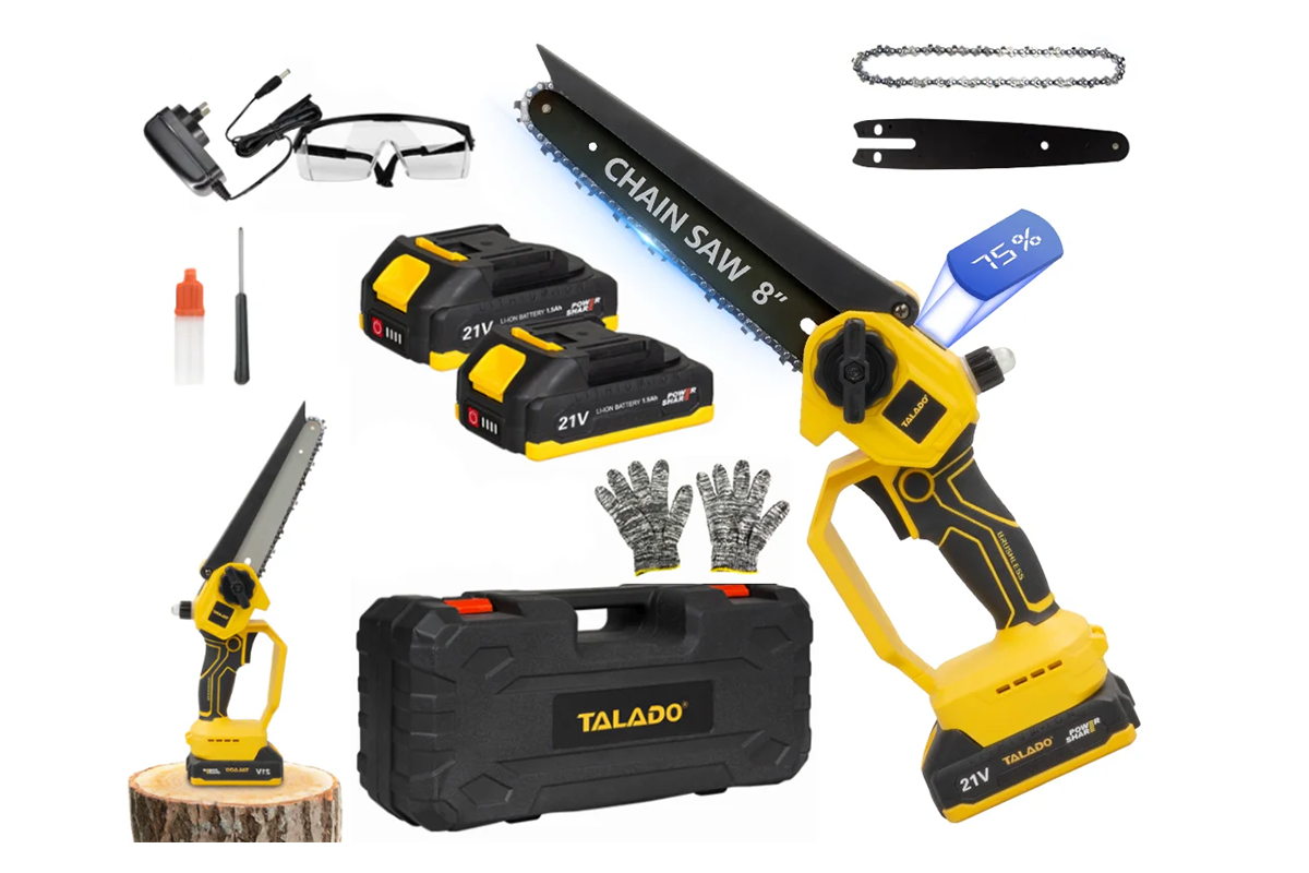 Mini Chainsaw Cordless Power Chainsaws 8"