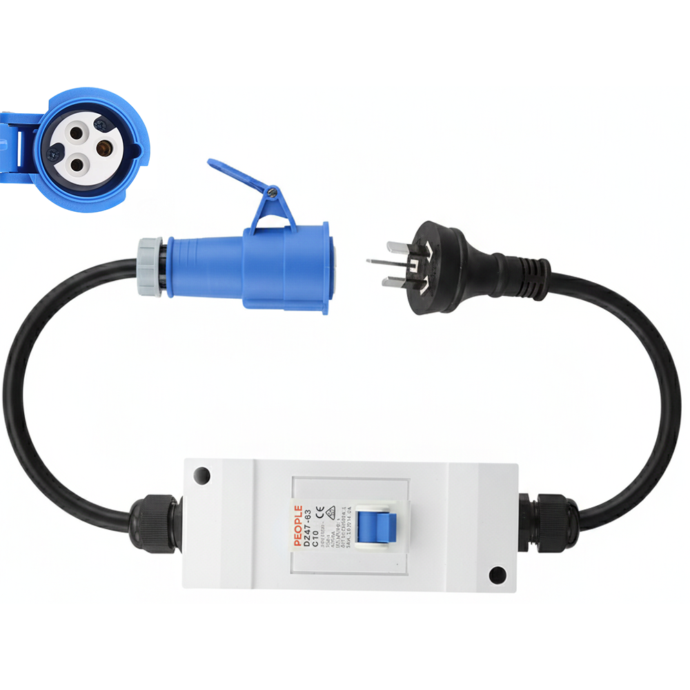 Caravan Extension Cable Adaptor 2M IP67