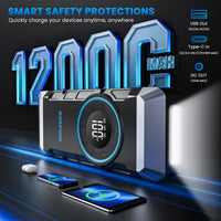 Thumbnail for Car Jump Starter with Air Compressor