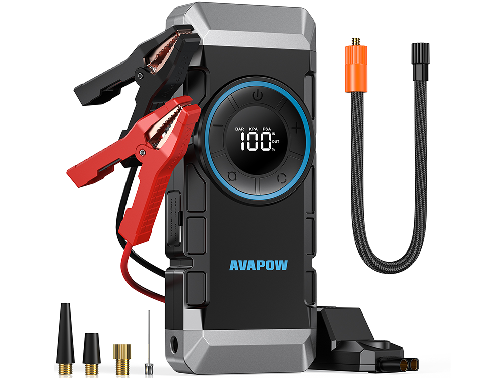 Car Jump Starter with Air Compressor
