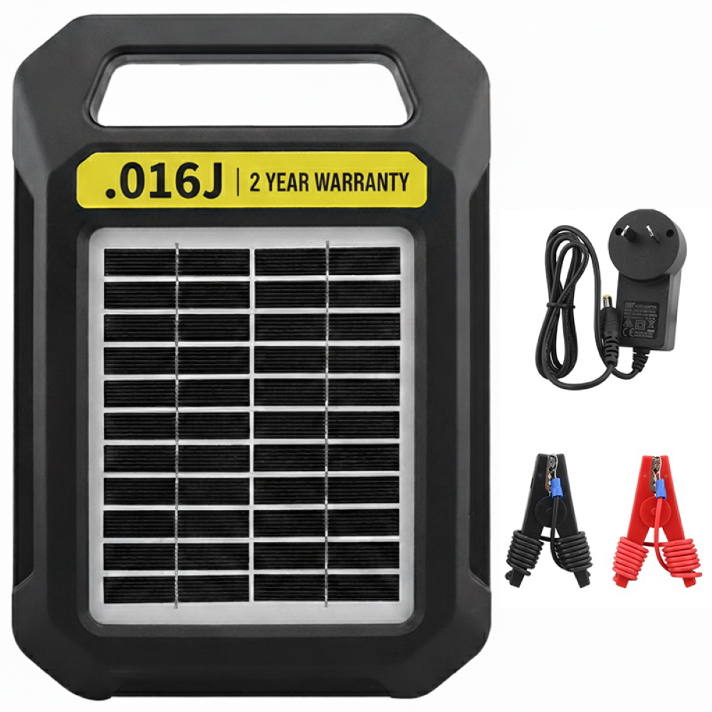 Solar Electric Fence Energiser with carry handle