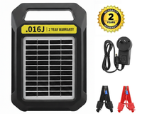 Thumbnail for Close-up of solar panel on fence energiser