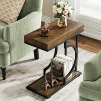 Thumbnail for Side Table C-Shaped End Table for Sofa and Bed