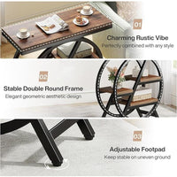Thumbnail for 3 Tier Side Table with Storage Shelf Narrow End Table