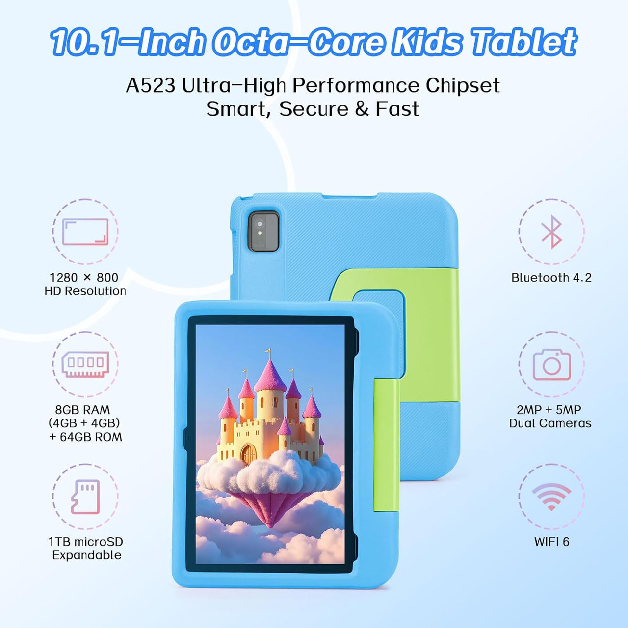 10.1 Android Tablet with Protective Case