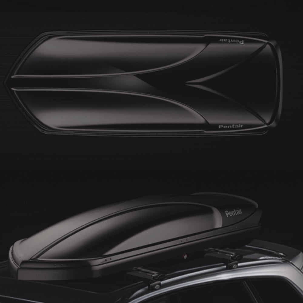 Premium Quality Roof Racks Box with 420L Capacity Glossy Black