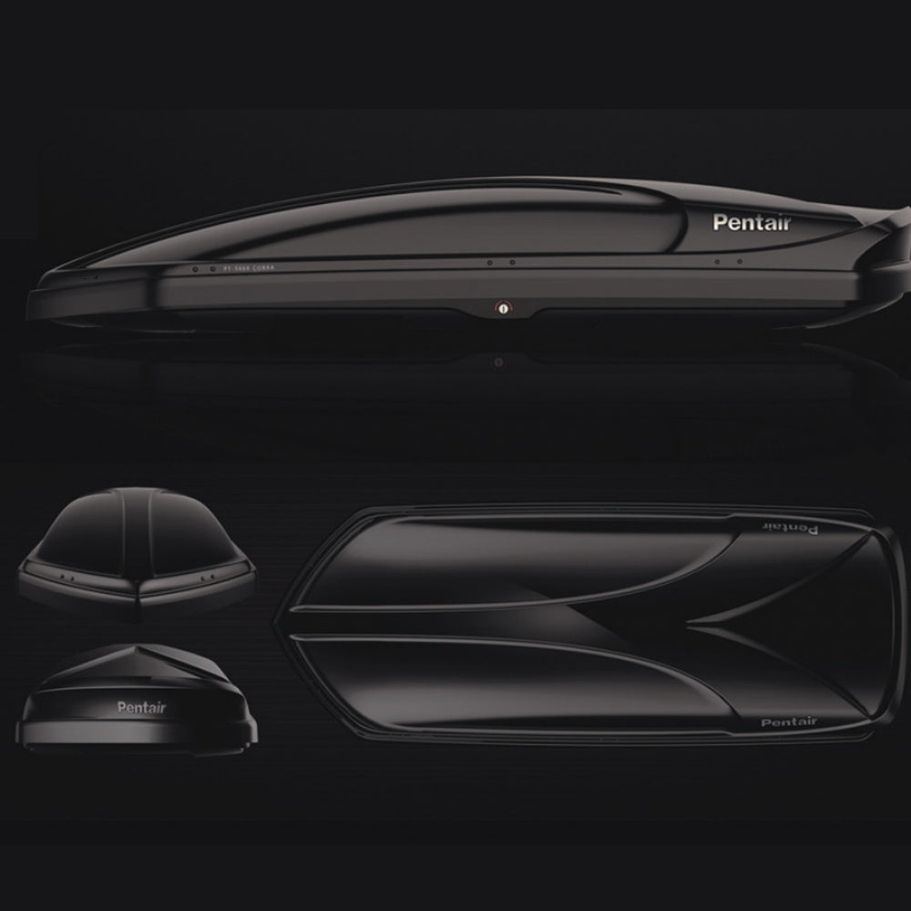 Premium Quality Roof Racks Box with 420L Capacity Glossy Black