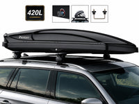 Thumbnail for Premium Quality Roof Racks Box with 420L Capacity Glossy Black