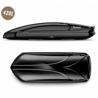 Thumbnail for Premium Quality Roof Racks Box with 420L Capacity Glossy Black