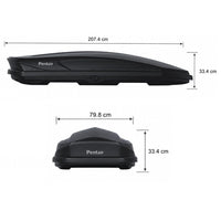 Thumbnail for Car Roof Box with 420L Capacity – Glossy Black