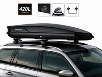 Thumbnail for Car Roof Box with 420L Capacity – Glossy Black
