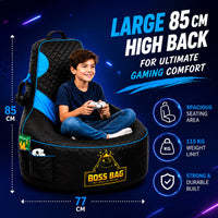 Thumbnail for Gaming Bean Bag Chair with Side Pocket - Child Size