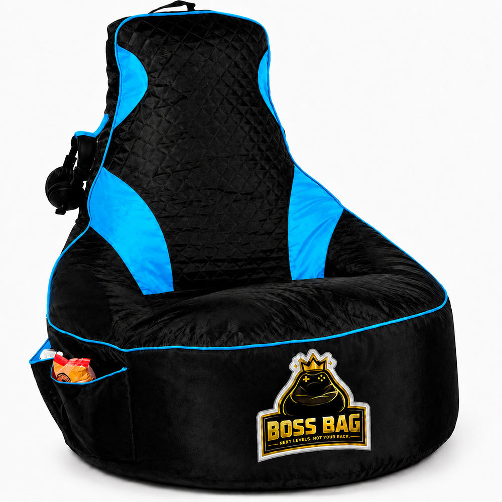 Gaming Bean Bag Chair with Side Pocket - Child Size
