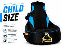 Thumbnail for Gaming Bean Bag Chair with Side Pocket - Child Size