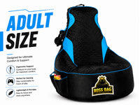 Thumbnail for Gaming Bean Bag Chair with Side Pocket - Adult Size