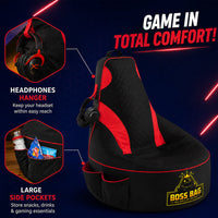 Thumbnail for Gaming Bean Bag Chair with Side Pocket - Child Size