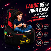Thumbnail for Gaming Bean Bag Chair with Side Pocket - Child Size