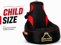 Thumbnail for Gaming Bean Bag Chair with Side Pocket - Child Size